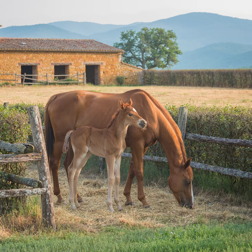 Élevage de chevaux, Febus King Ranch, Tossiat