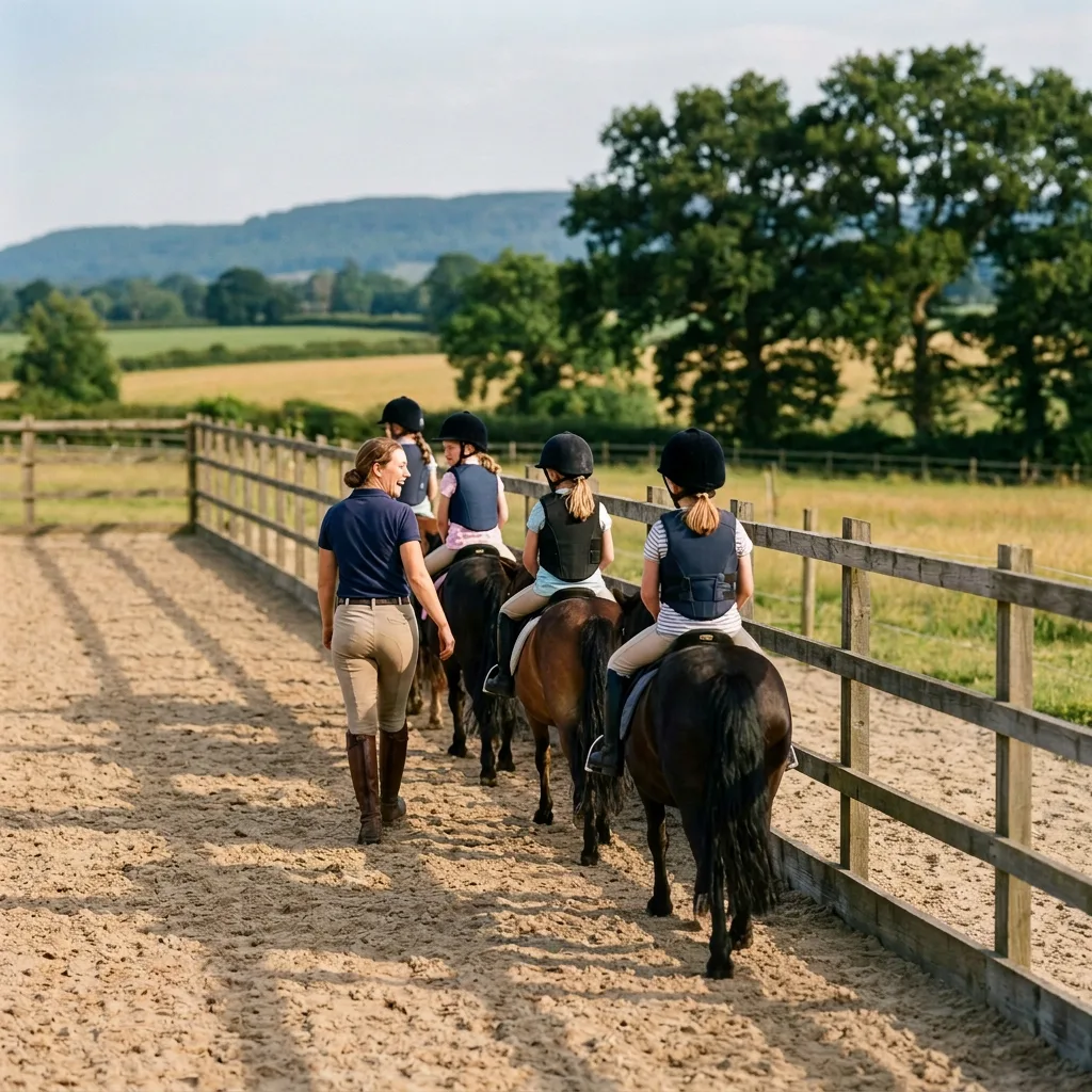 Cours de poney à Tossiat, Ain
